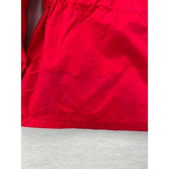 Columbia Sportswear 1/4 Zip Hooded Pullover Men L Red Ski Windbreaker VTG - Picture 13 of 15
